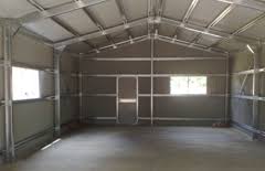 Ezy Blox Sheds Double Garage Gable Kit- 6.0m(W) x 7.0m(L); 2 Roller Doors