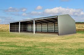 Ezy Blox Sheds Farm Shed Kit - 10.6m(W) x 13.6m(L); 4 Bay Shed