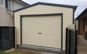 Ezy Blox Sheds Single Garage Gable Kit- 3m(W) x 4m(L); 1 Roller Door