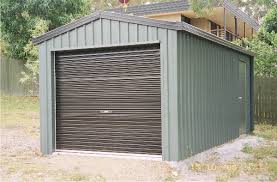 Ezy Blox Sheds Single Garage Gable Kit- 3m(W) x 7m(L); 1 Roller Door