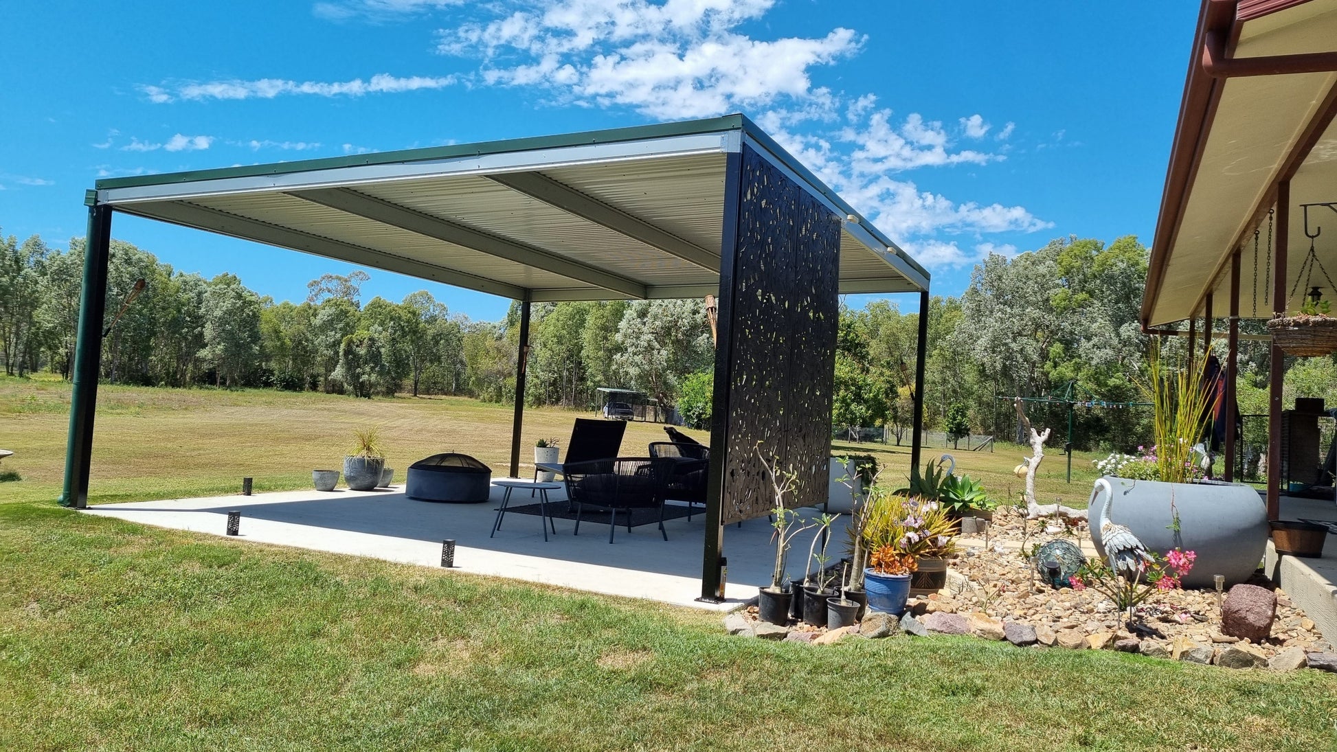 Ezy Blox Sheds Skillion Carport Kit DIY -  4.2m x 10.5m