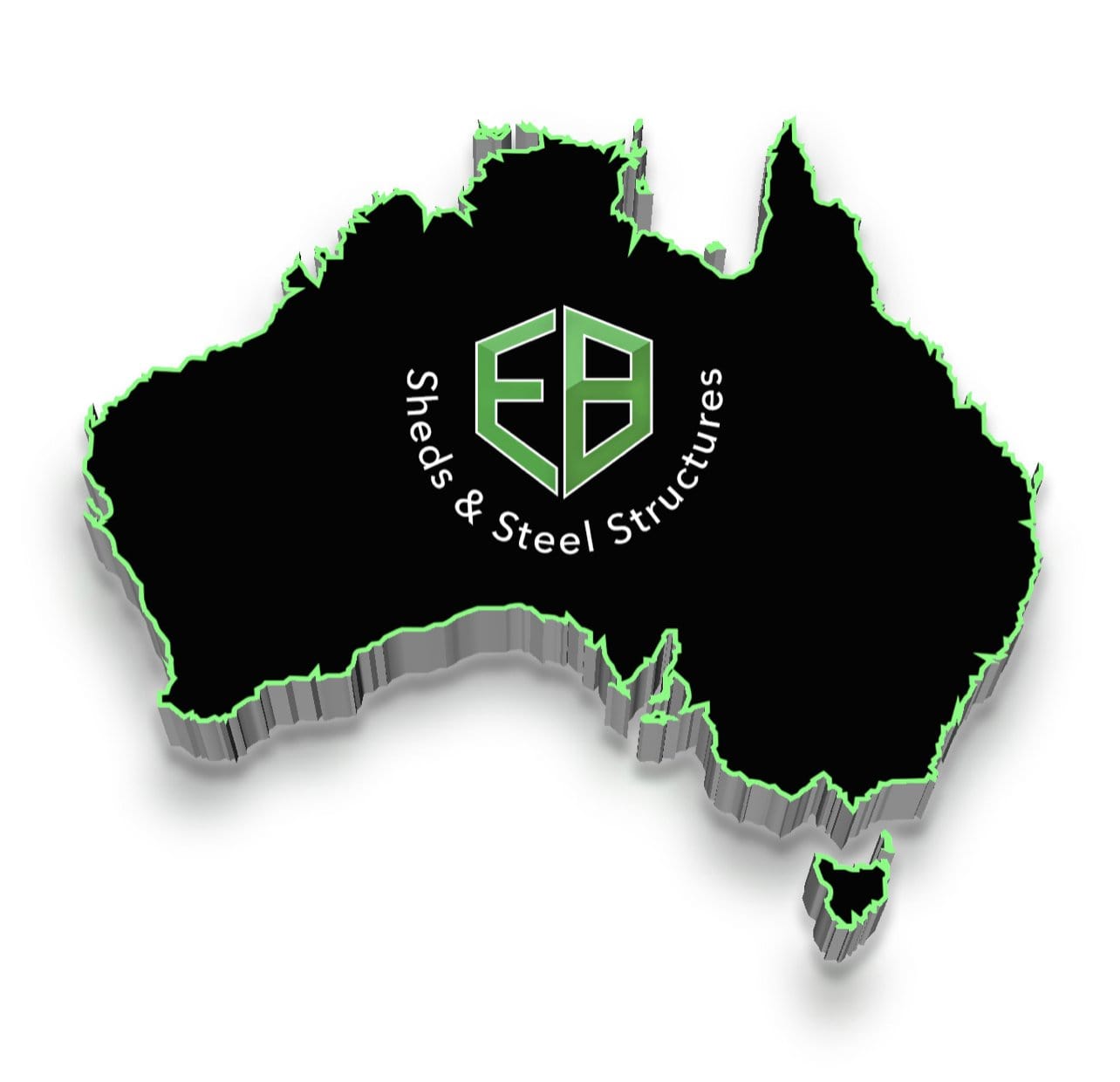 Ezy Blox Sheds Farm Shed Kit - 11.8m(W) x 15.2m(L); 4 Bay Shed