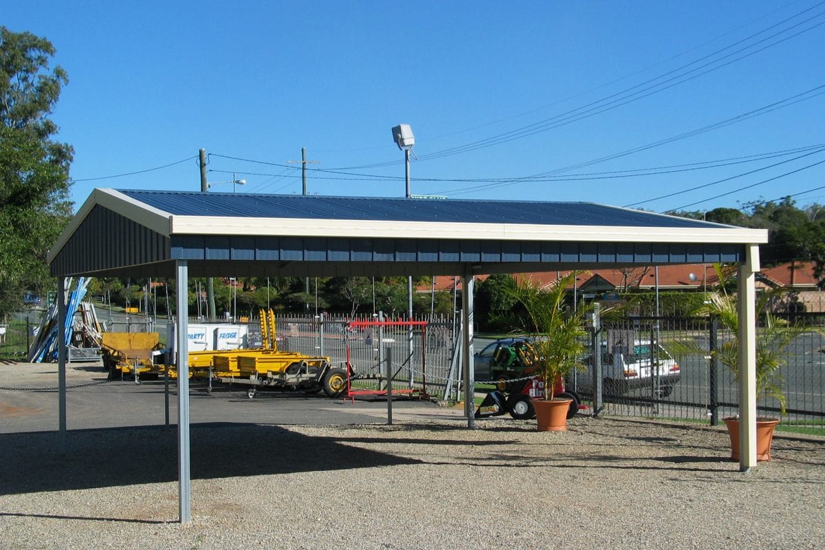 Ezy Blox Sheds Gable Carport Kit DIY - 3.6m x 10.5m