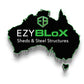 Ezy Blox Sheds Gable Carport Kit DIY -  3.6m x 10.5m