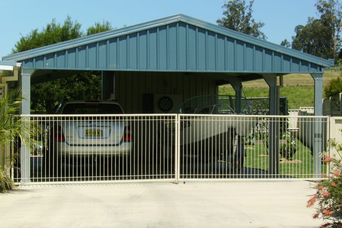 Ezy Blox Sheds Gable Carport Kit DIY - 6m x 10.5m