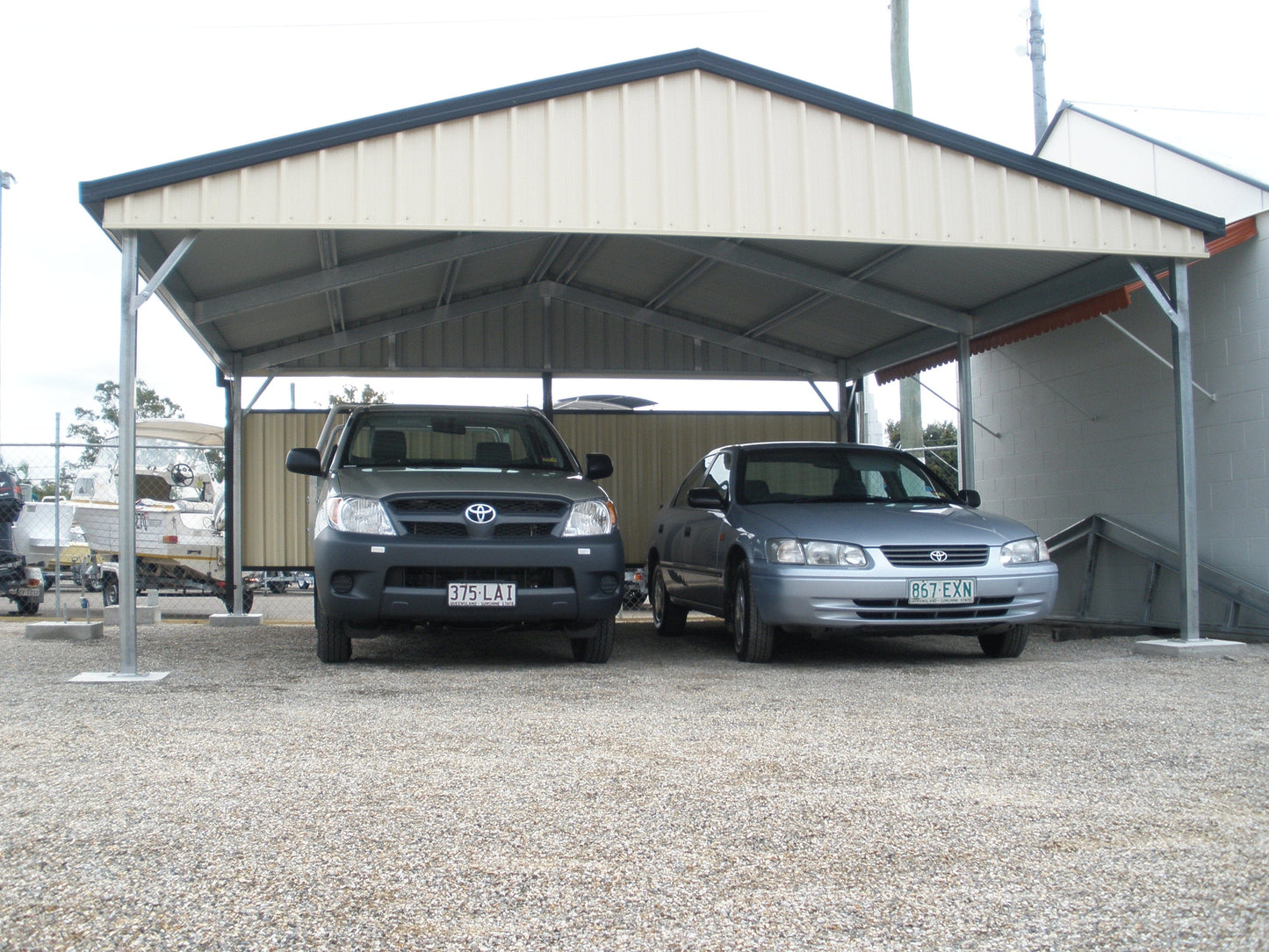 Ezy Blox Sheds Gable Carport Kit DIY - 6m x 10.5m