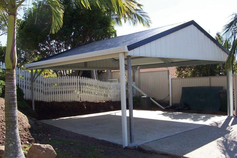 Ezy Blox Sheds Gable Carport Kit DIY - 6m x 10.5m
