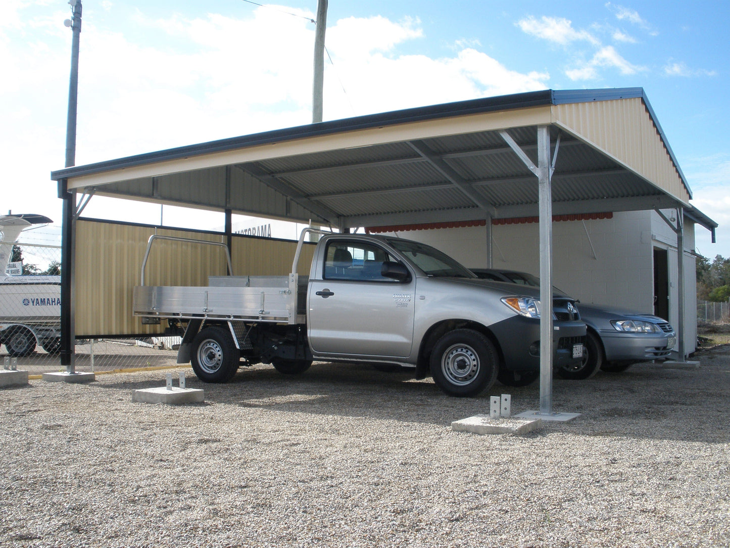 Ezy Blox Sheds Gable Carport Kit DIY - 6m x 7m