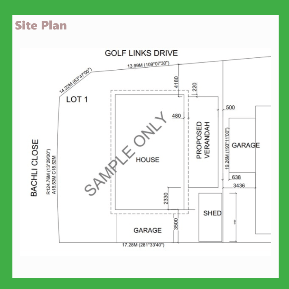EzyBlox Sheds EzyBlox Site Plan