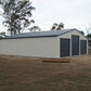 Ezy Blox Sheds Workshop- 13.6m(L) x 9.0m(W) ; 3 Roller Doors Inc.