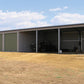 Ezy Blox Sheds Farm Shed Kit - 13.6m(W) x 17.6m(L); 4 Bay Shed