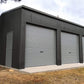 Ezy Blox Sheds Triple Garage- 11.4m(L) x 9.8m(W) ; 3 Roller Doors Inc.