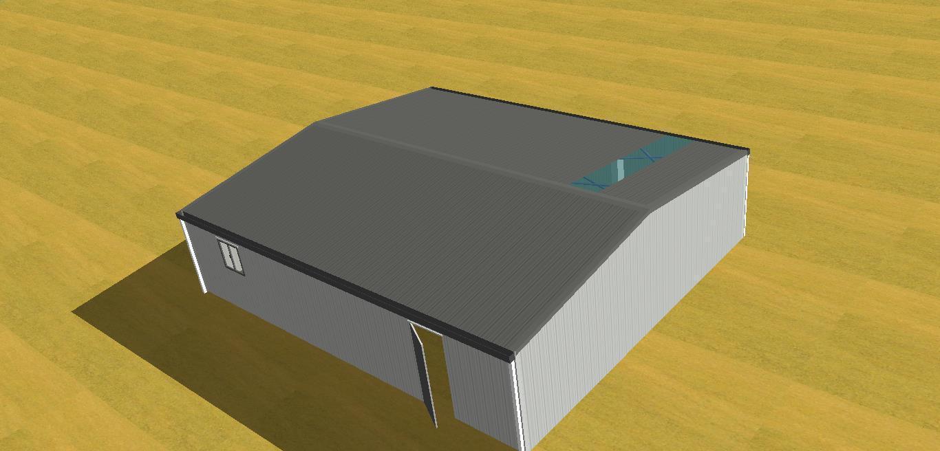 Ezy Blox Sheds Triple Garage- 11.8m(L) x 9.0m(W) ; 3 Roller Doors Inc.