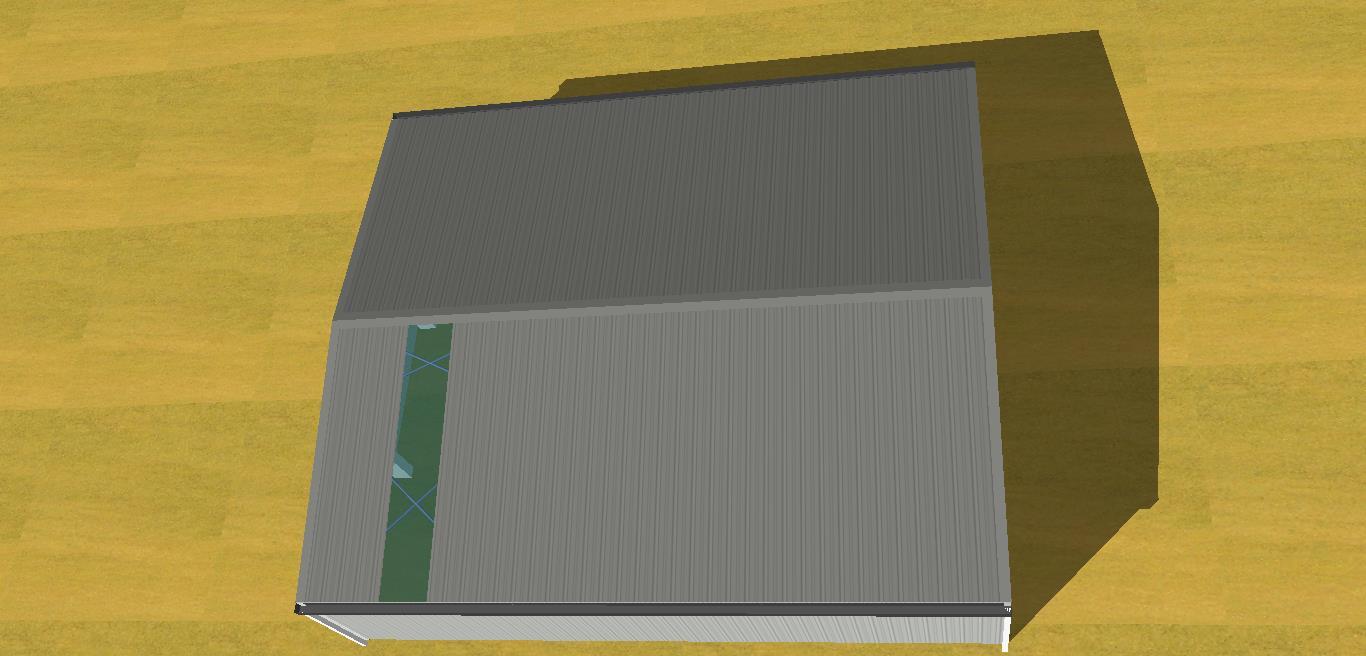 Ezy Blox Sheds Triple Garage- 9.4m(L) x 10.6m(W) ; 3 Roller Doors Inc.